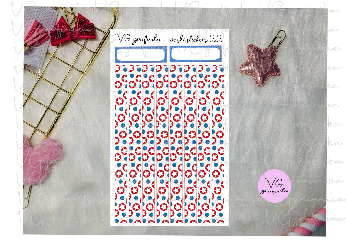 Washi stickers 22 avengers