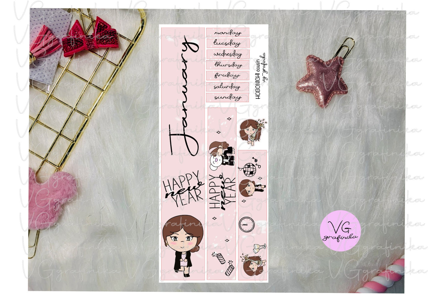 mensile gennaio 2022 - hobonichi cousin / weeks