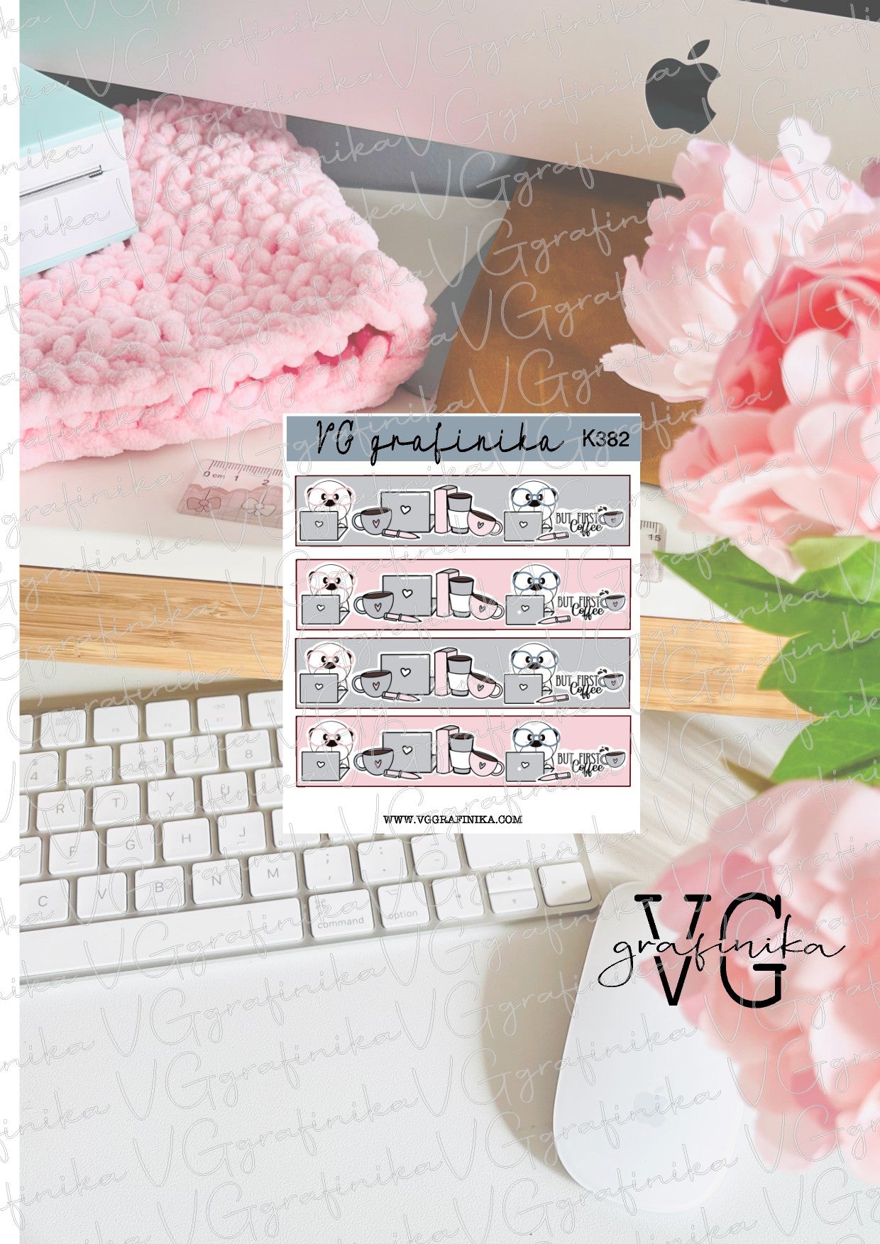 K382 -washi strips planner with Tato