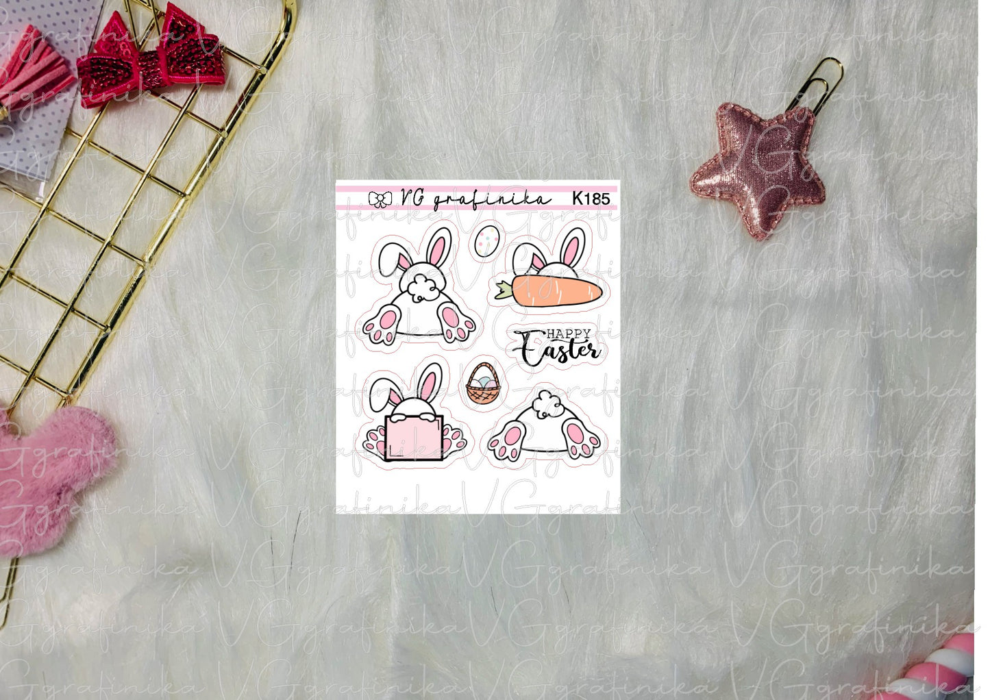 K185 - Easter mix stickers