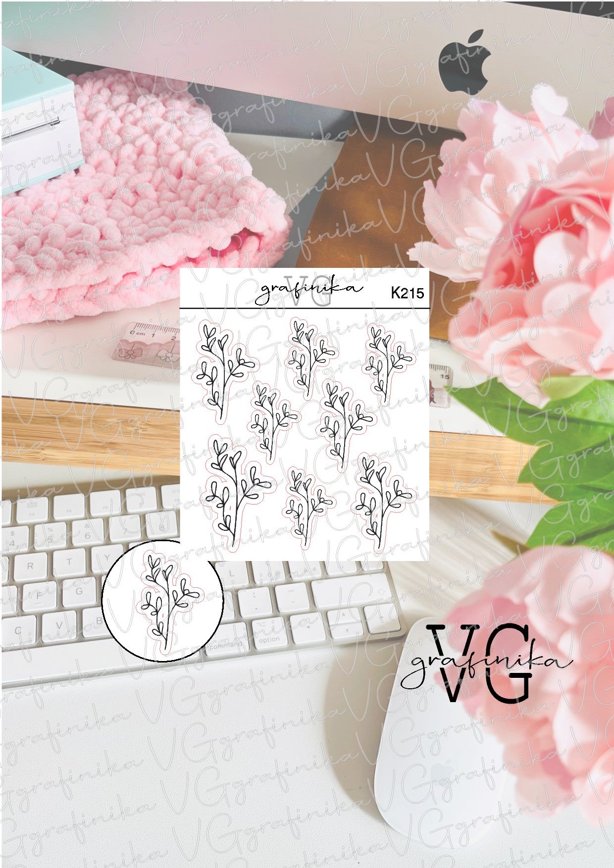 K 215 - minimal flowers