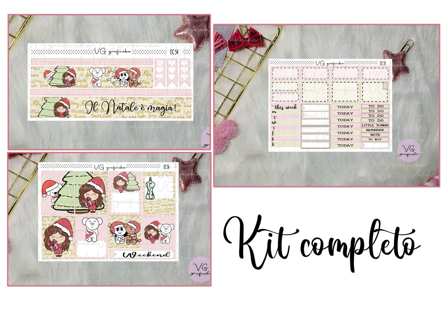 erin condren - magic Christmas - ec54 - ec 55 - ec 56