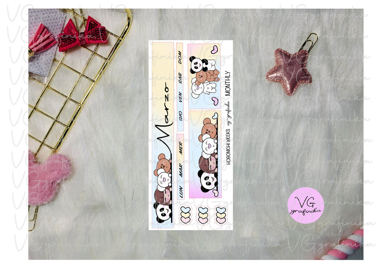 hobonichi weeks - monthly multicolor