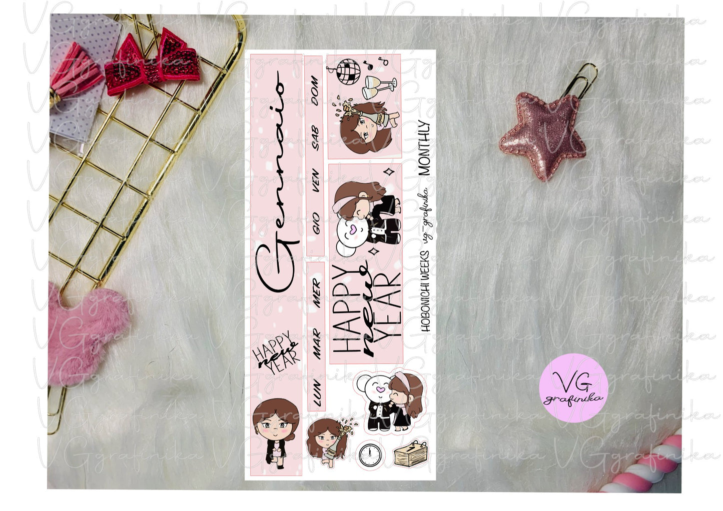 mensile gennaio 2022 - hobonichi cousin / weeks