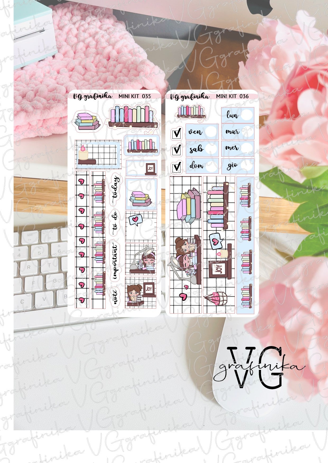 stickers sheets - minikit 35 / 36