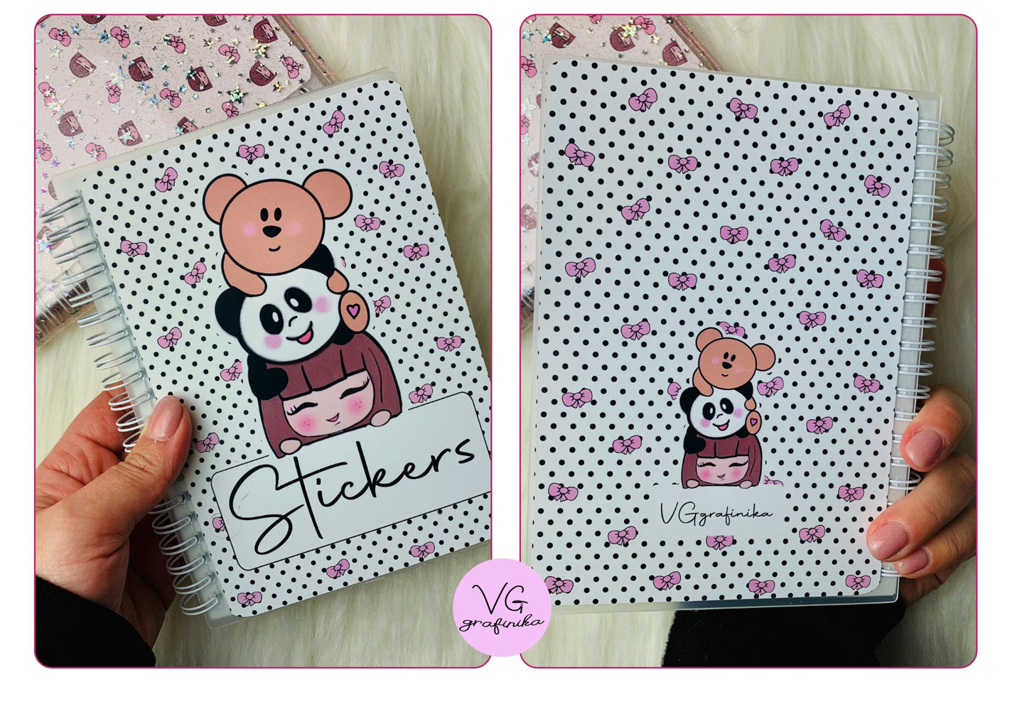 album riutilizzabile - Juliet , Teddy and Bamboo