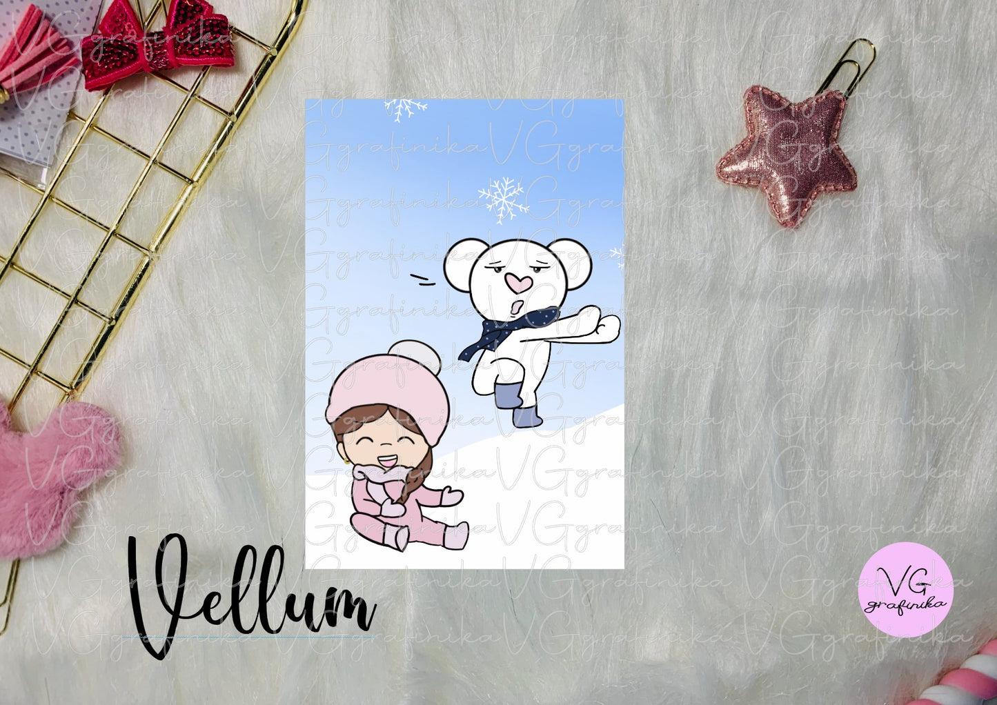 vellum winter - happiness - Vicky