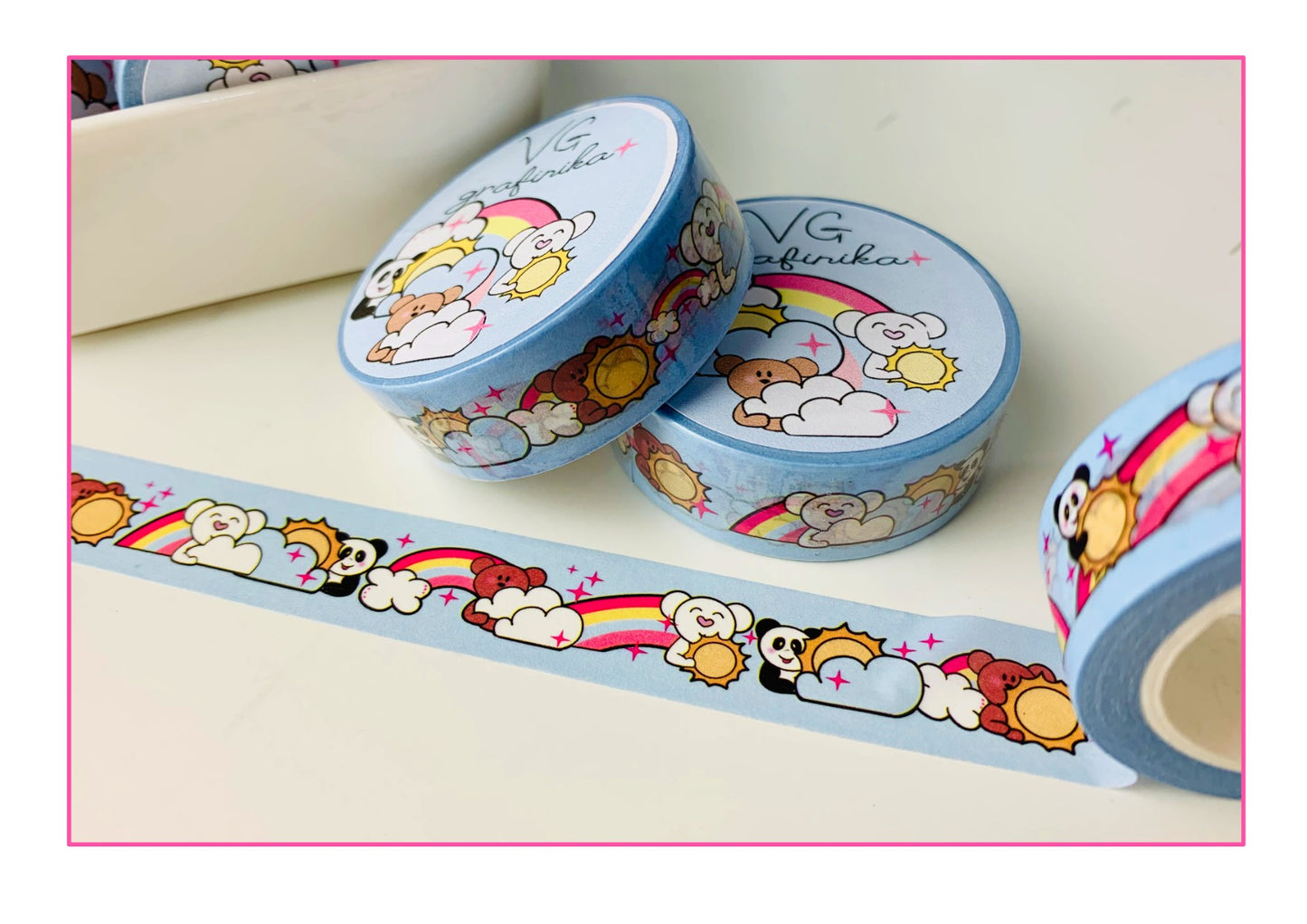 washi tape - Rainbow