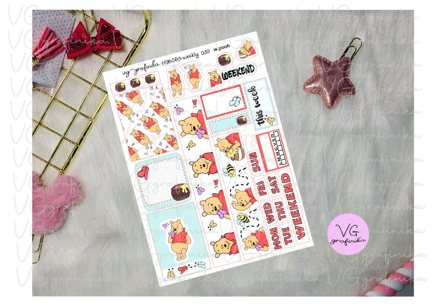hobonichi cousin 030 - pooh