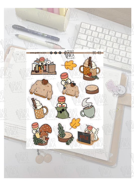 BS 49 - big sticker autunnali sweet Pencil
