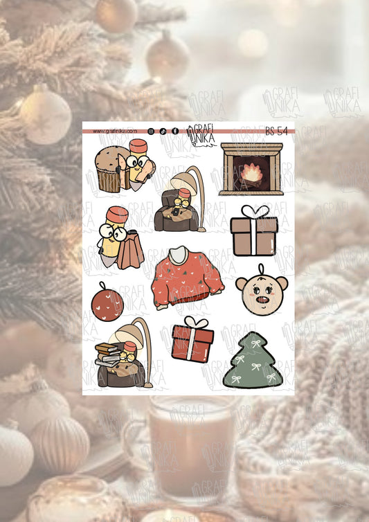 big stickers Christmas time - sweet Pencil