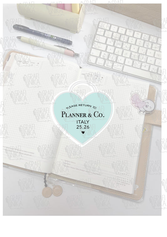 cuore adesivo - planner & co