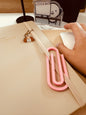 Maxi clip pink - graffetta maxi rosa in Pla