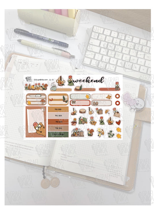 G 15 _ sticker misti autunnali Pencil Fall
