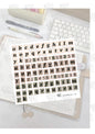 G9 - stickers alfabeto
