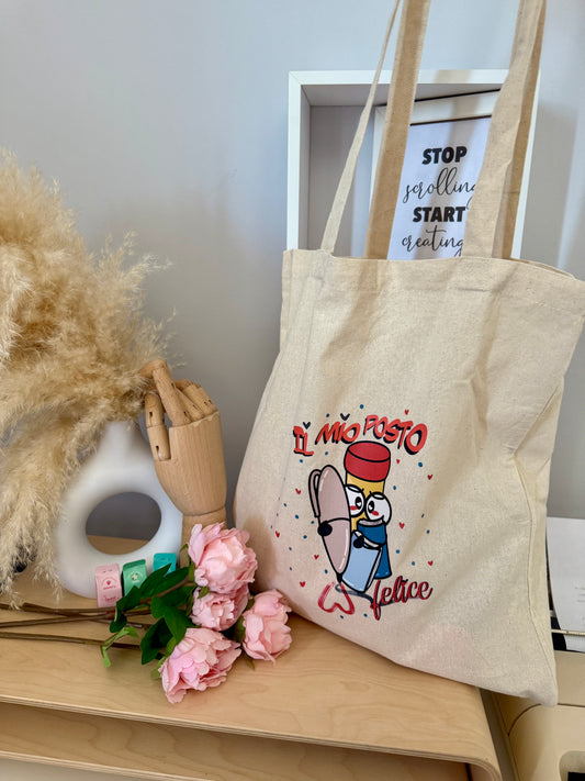 borsa personalizzata con grafica - Matitina