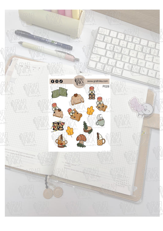 P 28 _ sticker autunnali decorativi