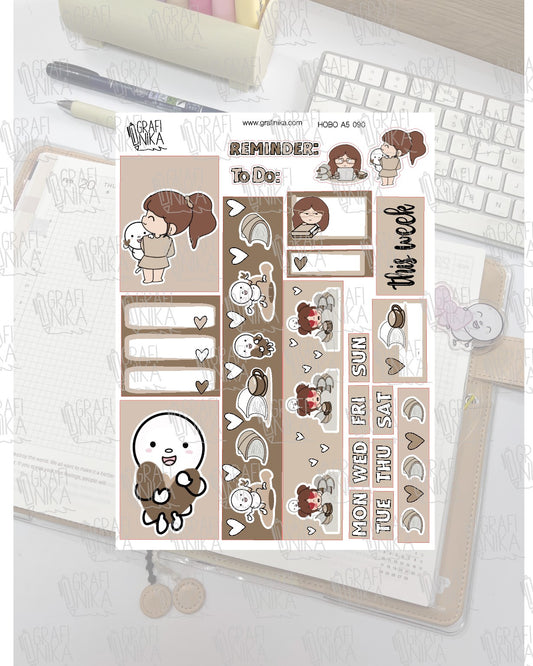 hobonichi cousin A5 - love kit with Vicky e Niko