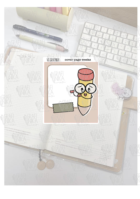 sticker per hobo weeks - sweet pencil