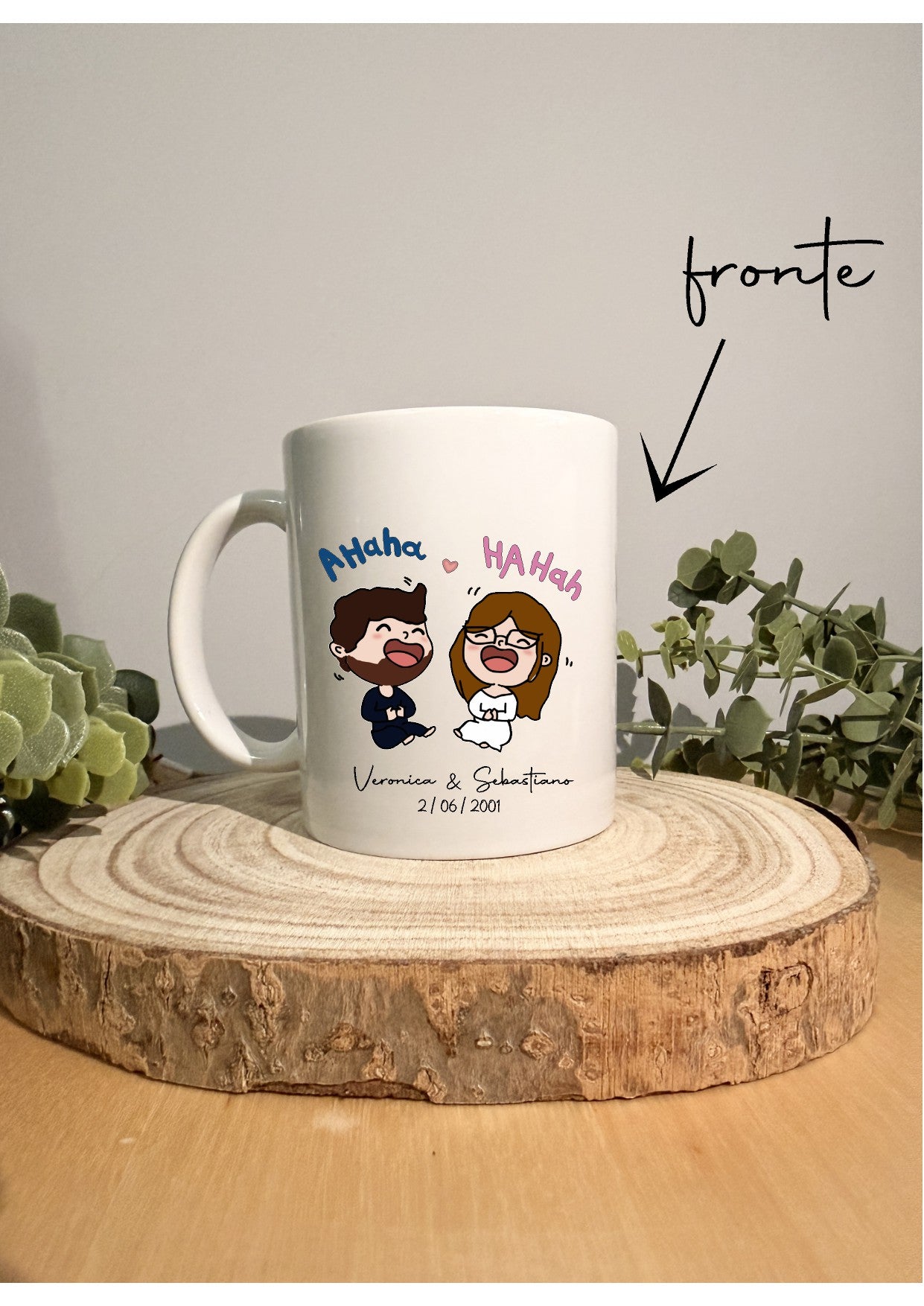 Tazza personalizzata - doppia stampa fronte e retro