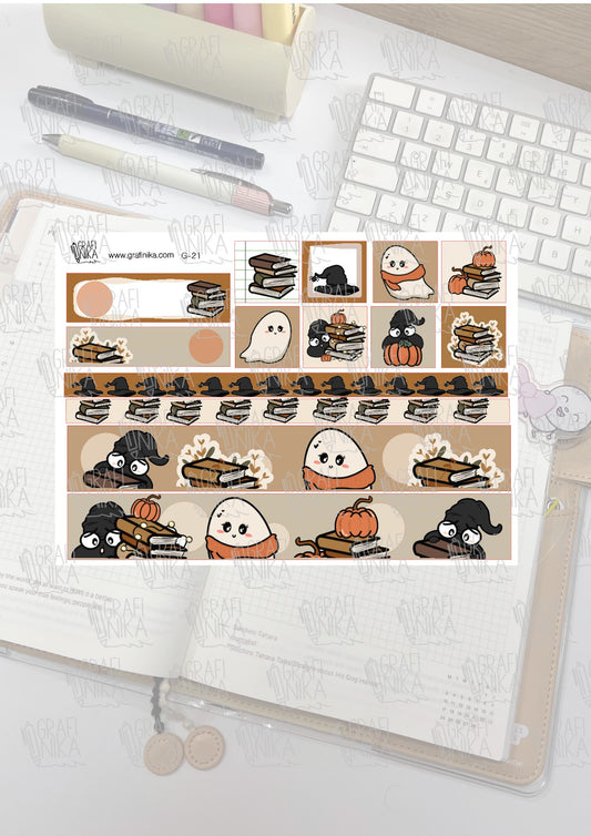 G 21 - kit settimanale A5 Halloween time