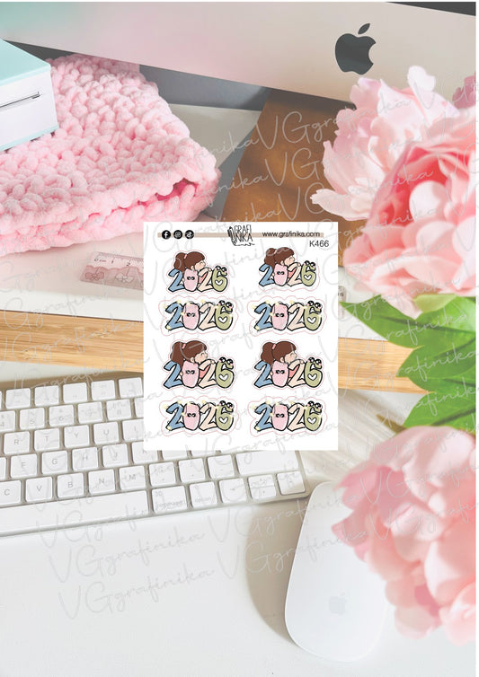 k466 - stickers kawaii collection 2026