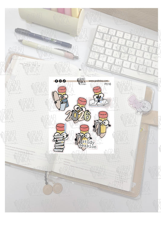 sweet pencil - P16 mix sticker