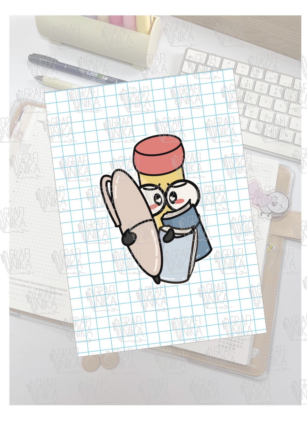 Pagine A5 adesive per Journaling
