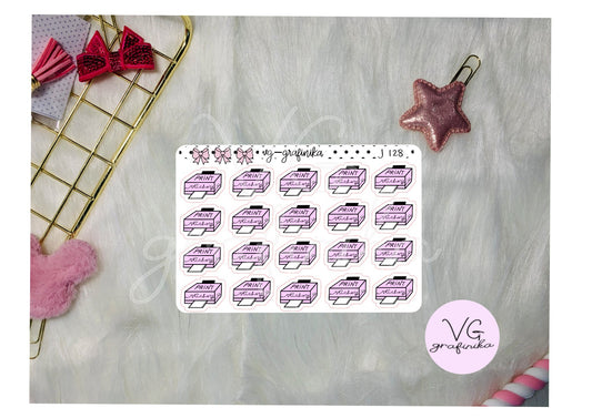 J-128 print stickers