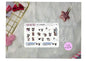 J 178 HELLO WINTER TEDDY AND BAMBOO