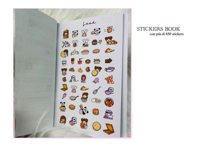 A6 stickers book - più di 650 stickers