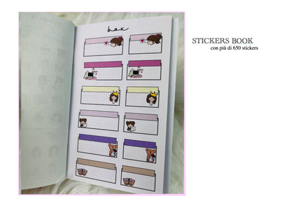 A6 stickers book - più di 650 stickers