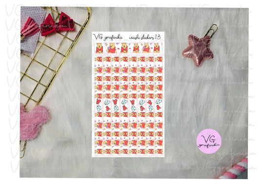 washi stickers 13 - sweet pooh