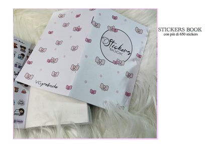 A6 stickers book - più di 650 stickers