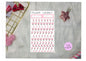 washi stickers 11 - spring