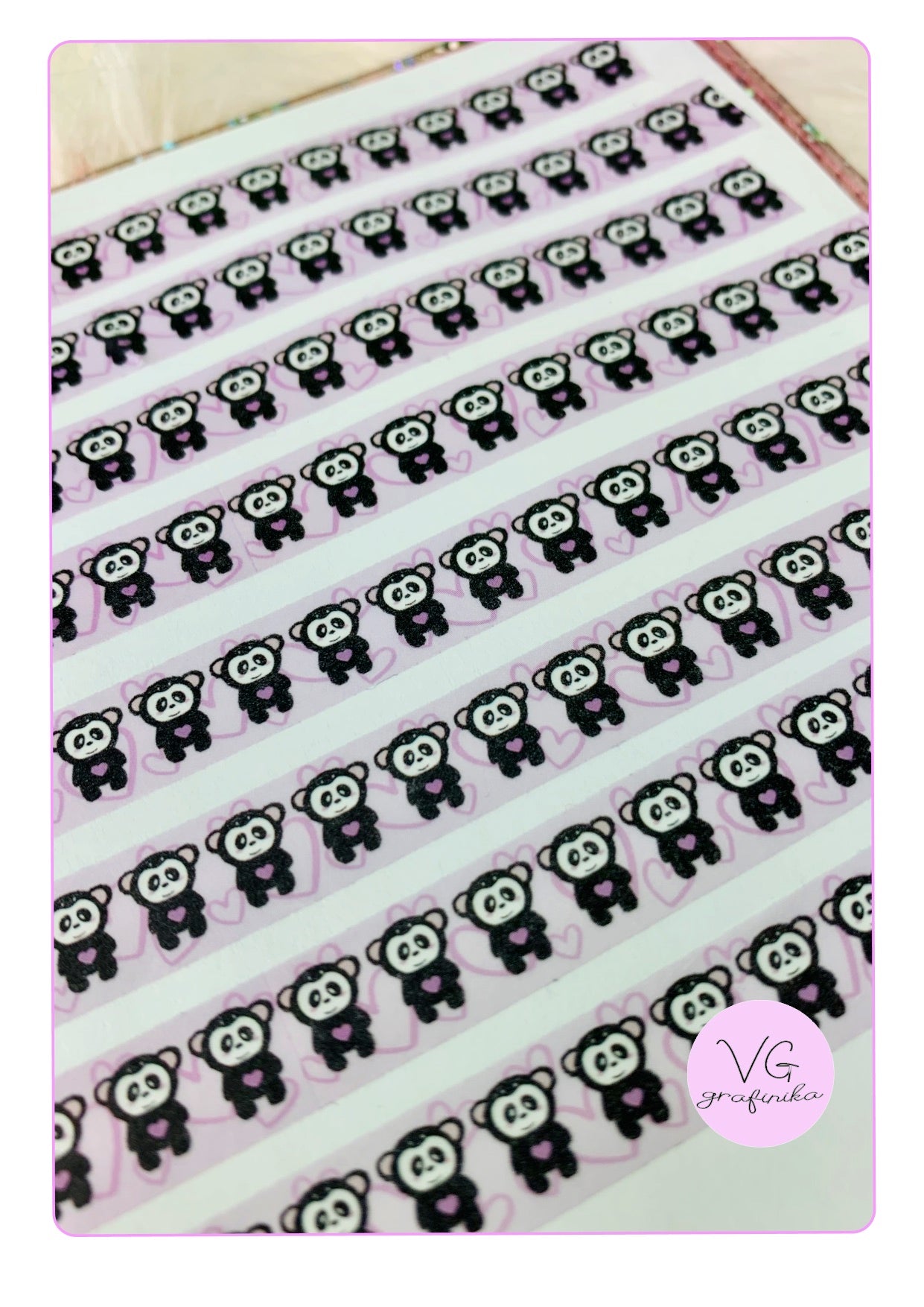 washi tape - Black Bamboo 10 mm