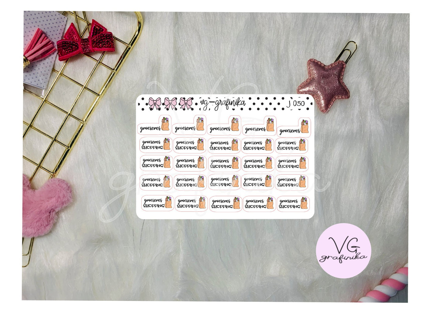 J-050 grocieres shopping script