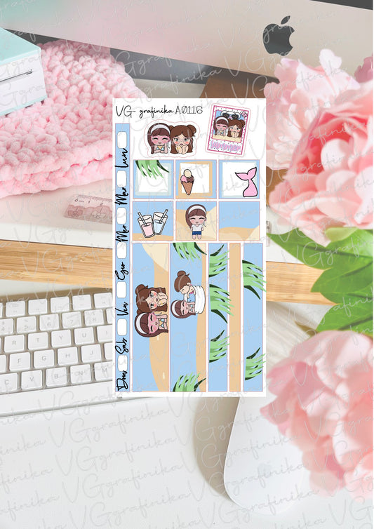 A116 hobonichi weeks - Vicky e Juliet - summer time