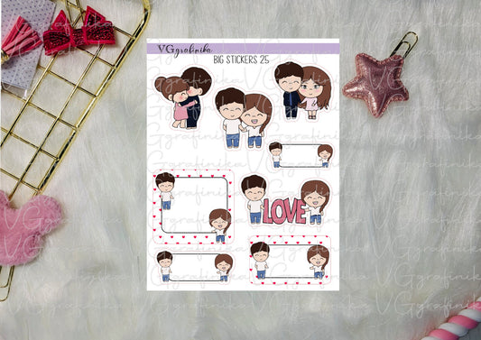 BS 25 -  Vicky e Tom - love mix - big stickers