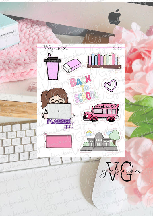 BS 33 - back to school big stickers