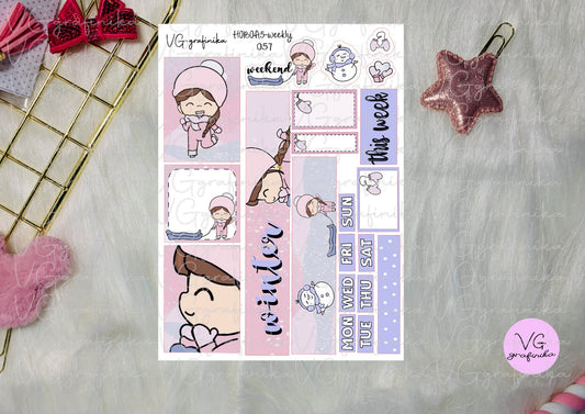 hobonichi cousin 57 - winter Vicky e Big nose