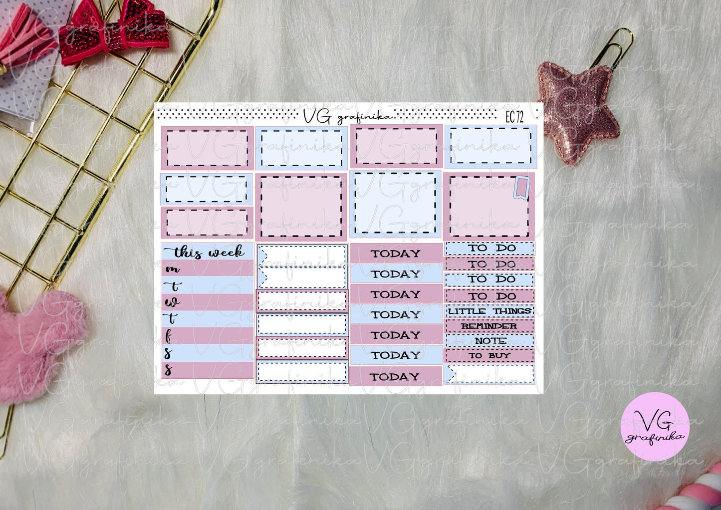 winter erin condren - EC 70 - 71 - 72 - KIT COMPLETO