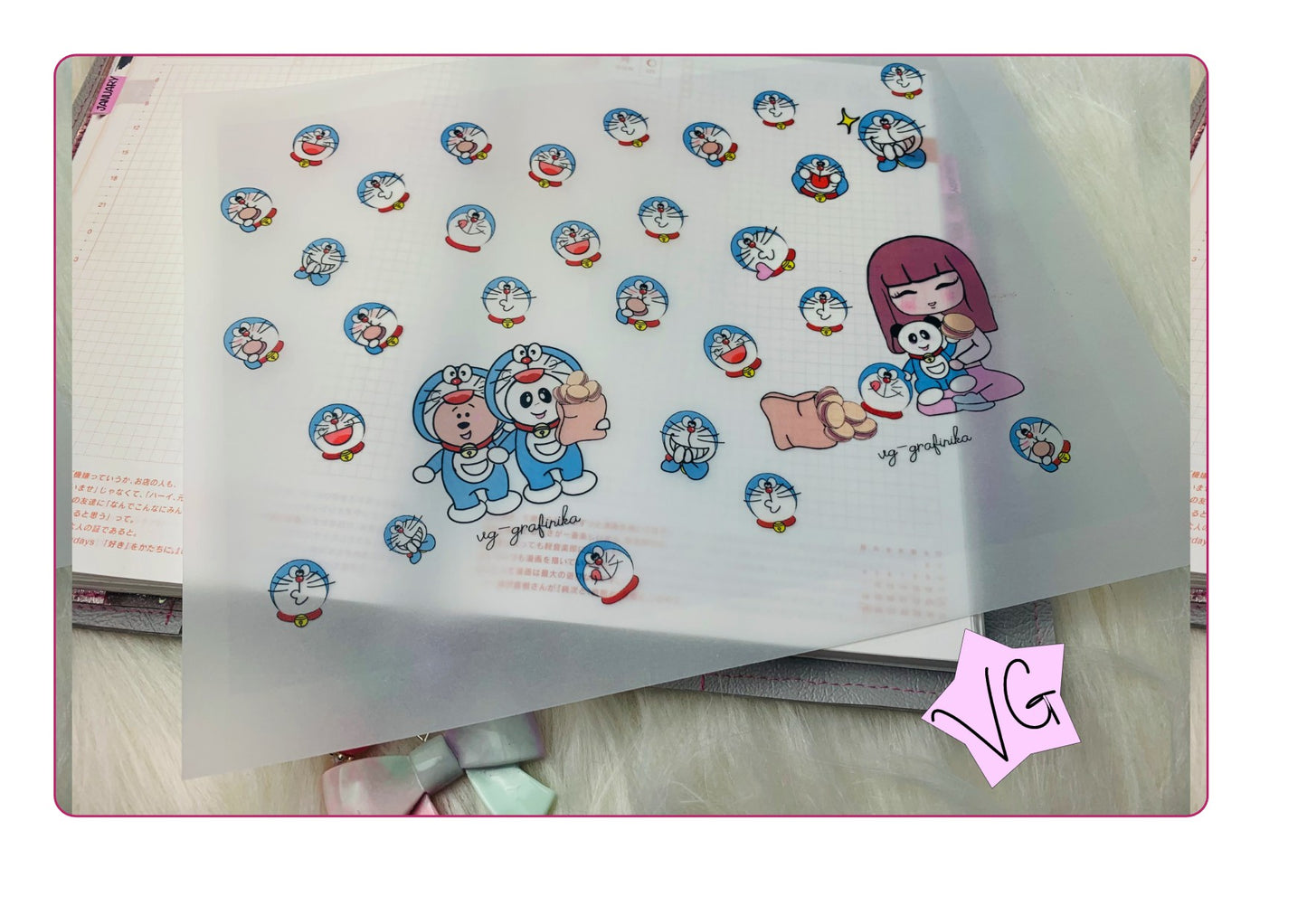 Vellum Doraemon Bamboo