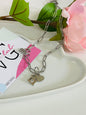 collana catenina acciaio - casetta e cuore