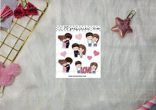 K 145 - sweet love  - Vicky e Tom  stickers mix