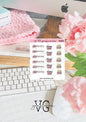 K308 stickers - book - agende - planner time