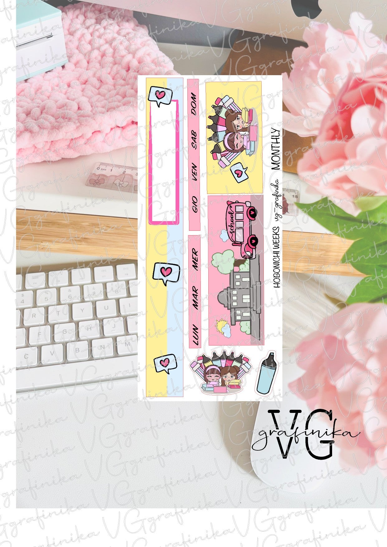 mensile hobonichi weeks / cousin - back to.school