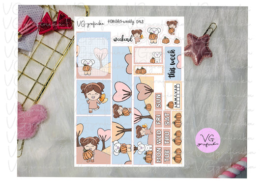 hobo A5 0043 - hobonichi cousin happy autumn Vicky