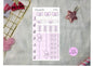 hobonichi weeks A0076 - fiocco rosa