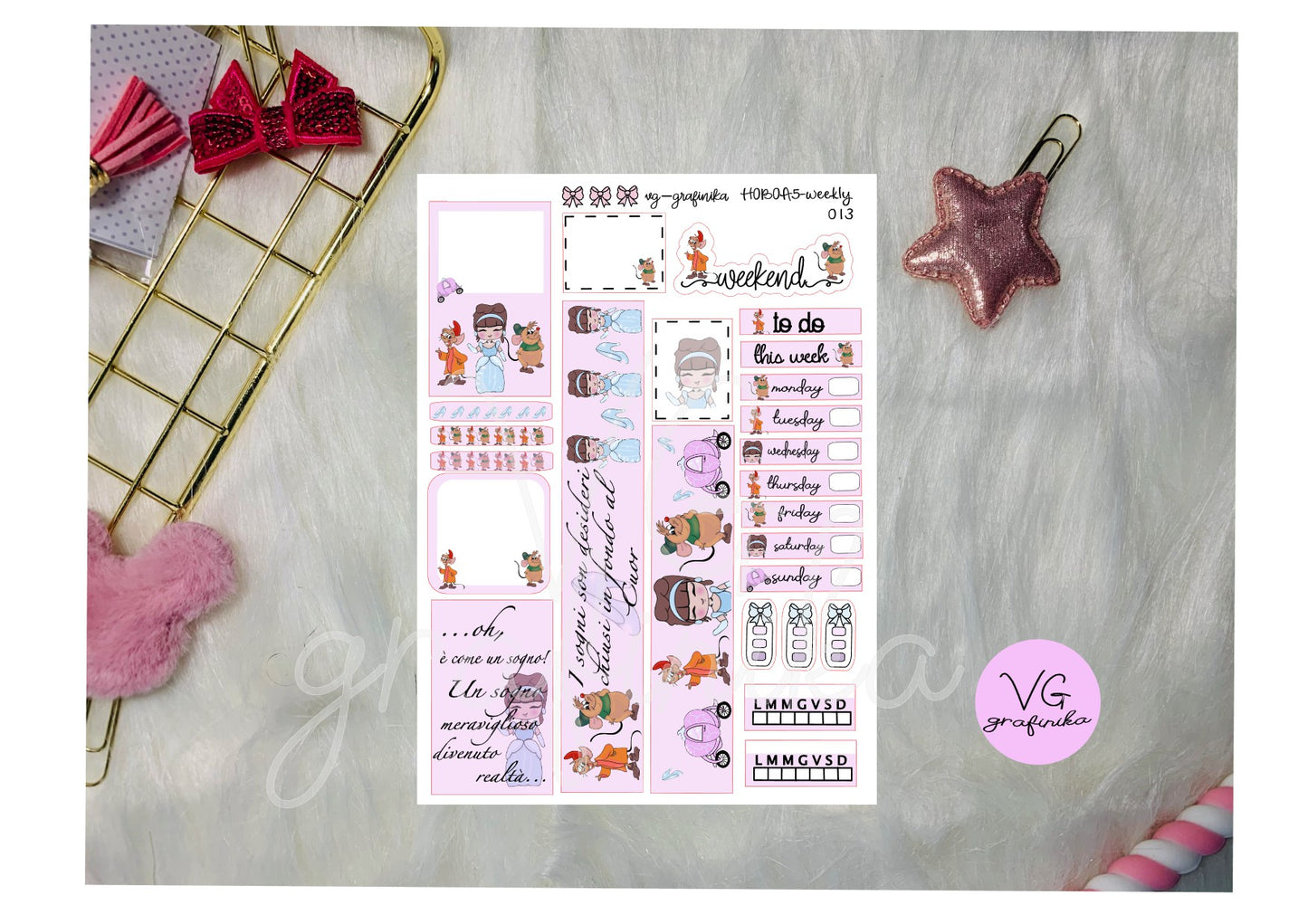 weekly kit cousin - Juliet cinderella